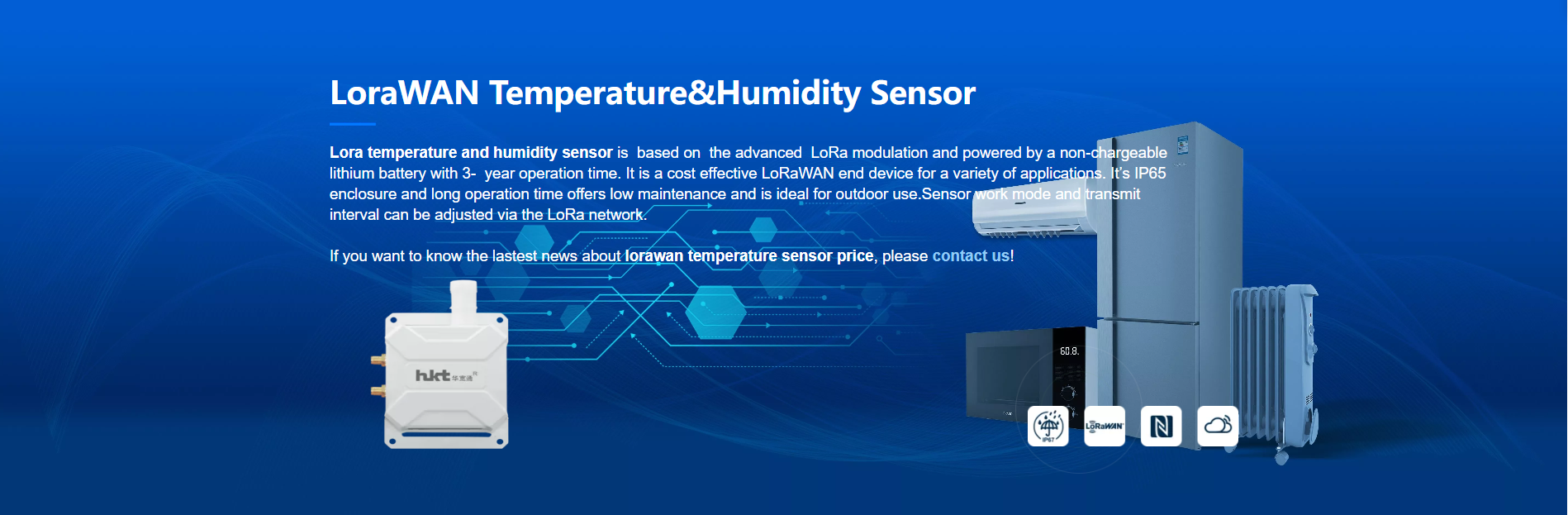 LoRaWAN Temperature and Humidity Sensor Solution for Environmental